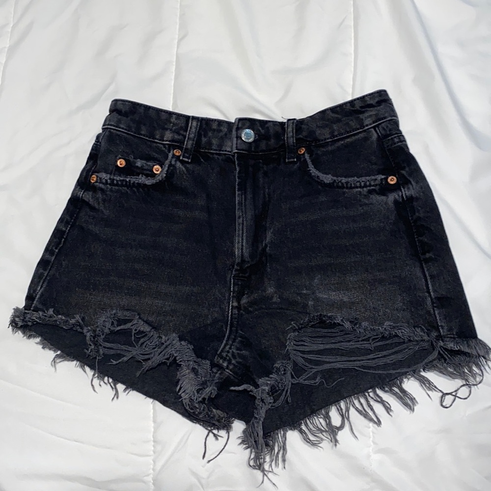 Zara high waisted jean shorts